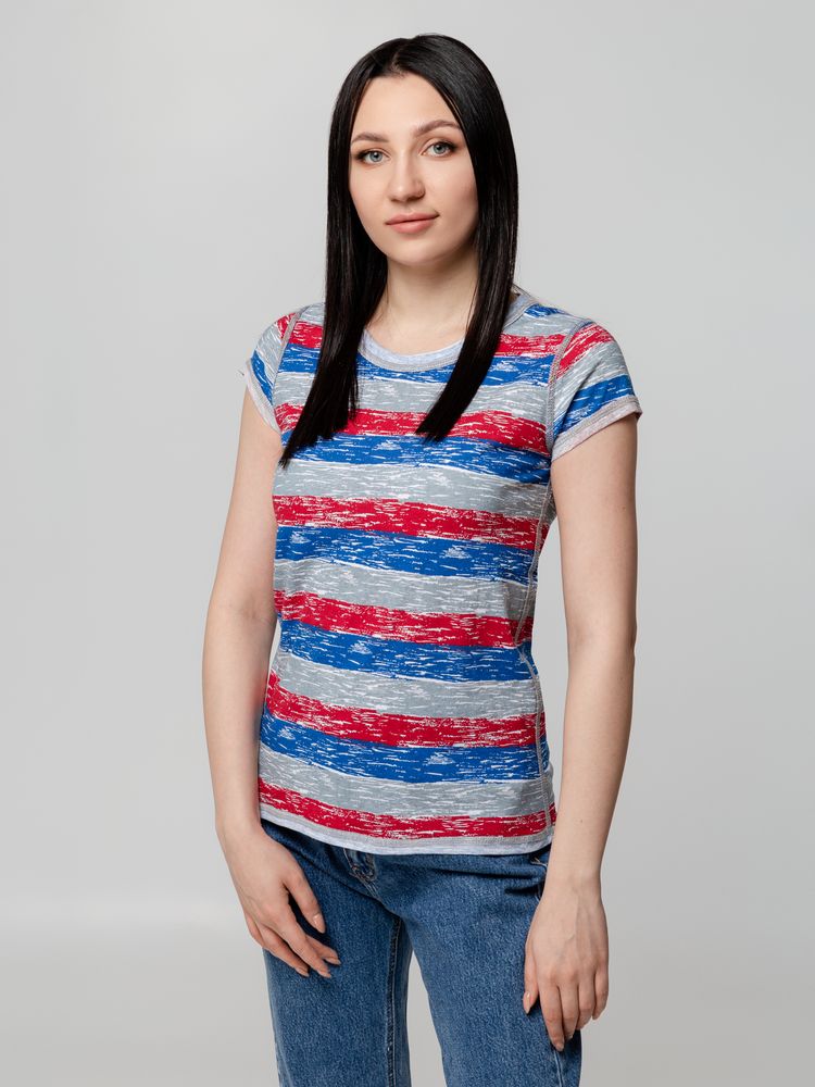 Футболка женская Rayet Lady двусторонняя, красная с синим — изображение 11