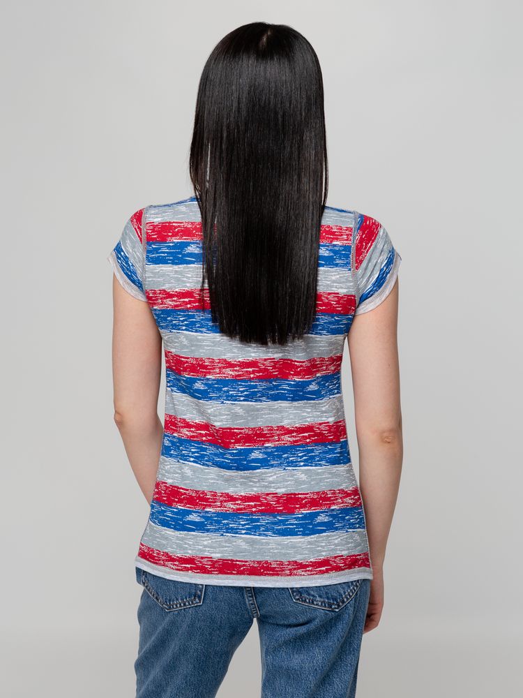 Футболка женская Rayet Lady двусторонняя, красная с синим — изображение 12