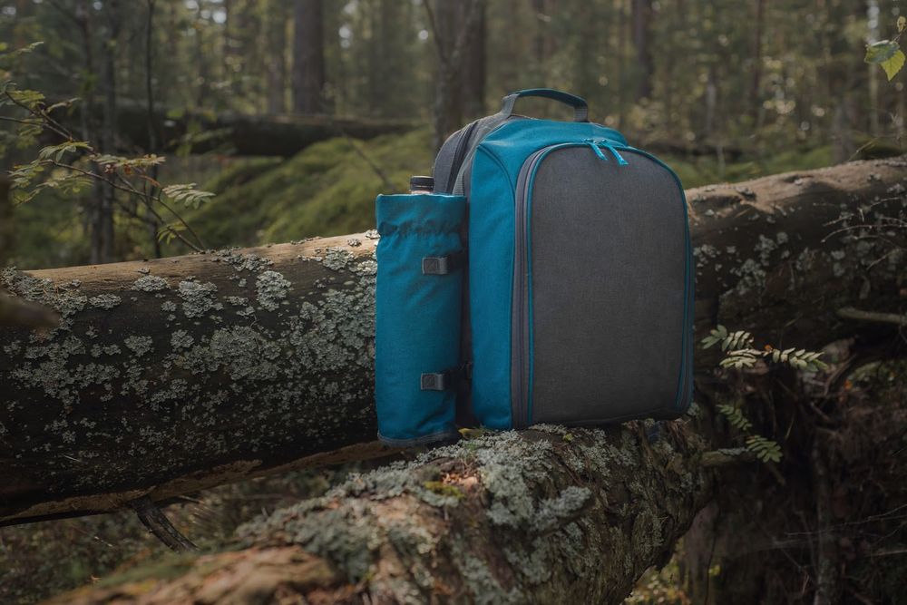 Набор для пикника Fridag на 2 персоны, серый с голубым — изображение 13