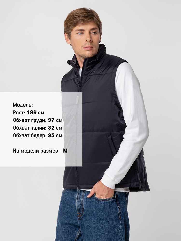 Жилет Warm темно-синий — изображение 7