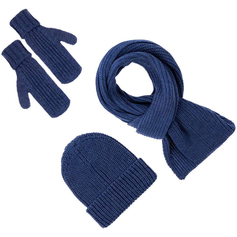 Варежки Nordkyn, синий меланж — изображение 4