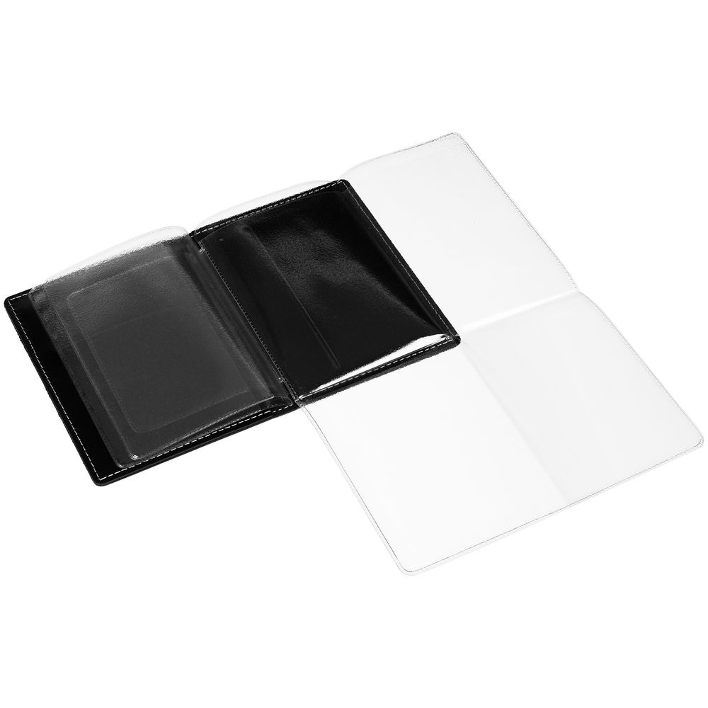 Обложка для автодокументов «Комфорт», черная — изображение 6