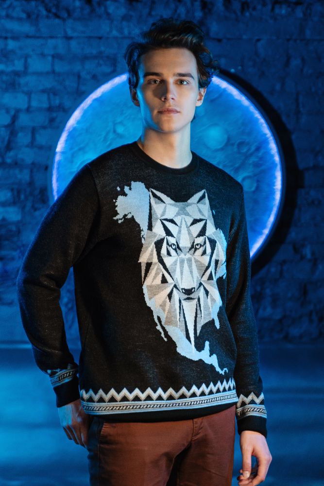 Джемпер Totem Wolf, черный — изображение 6
