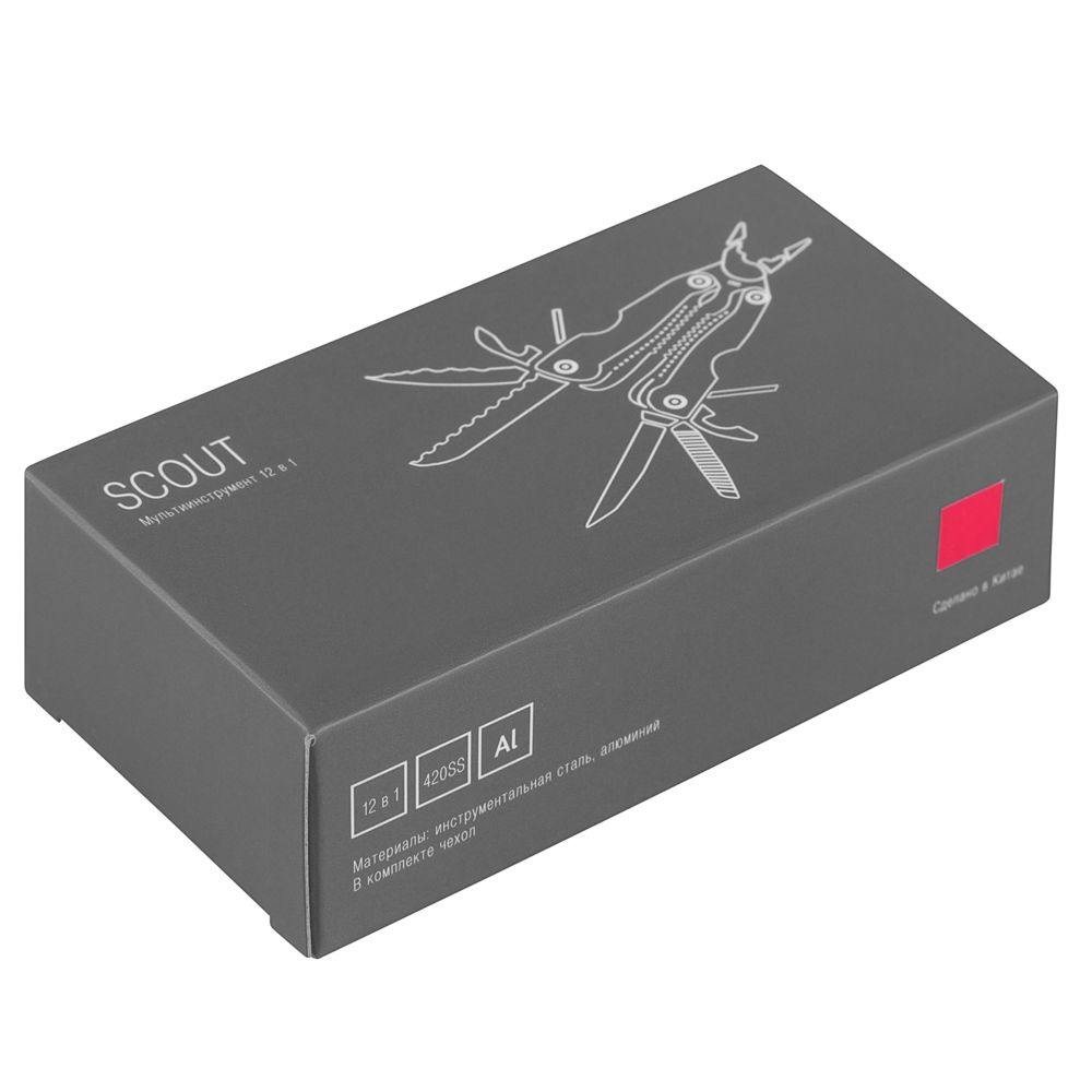 Мультитул Scout, красный — изображение 7