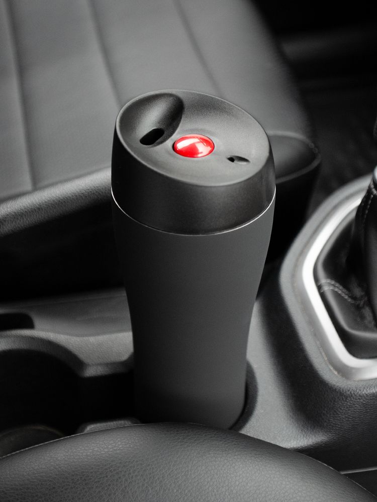 Термостакан Solingen, вакуумный, герметичный, черный — изображение 6