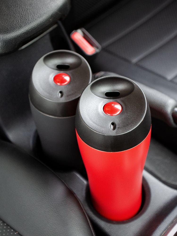 Термостакан Solingen, вакуумный, герметичный, черный — изображение 7