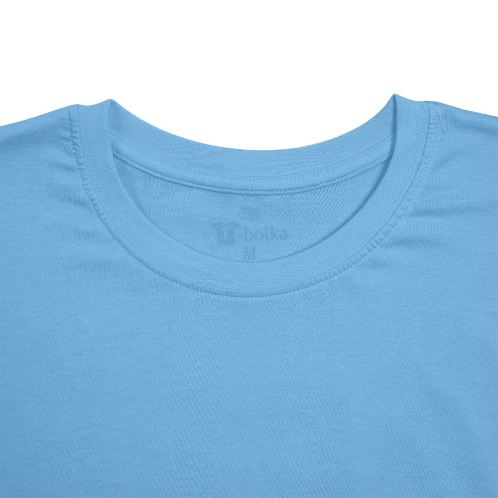 Футболка унисекс T-bolka 140, голубая — изображение 4