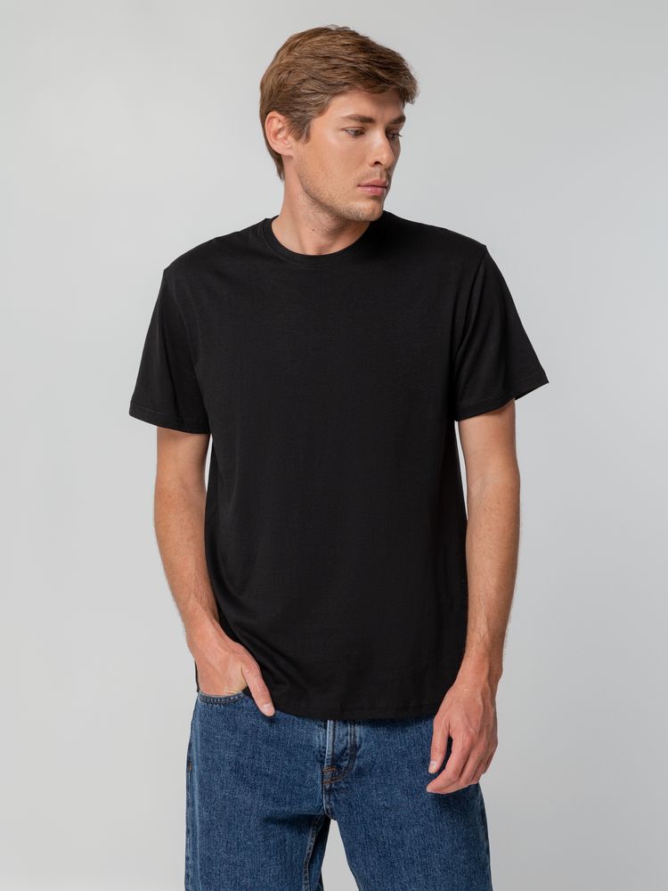 Футболка унисекс T-bolka 140, черная — изображение 10