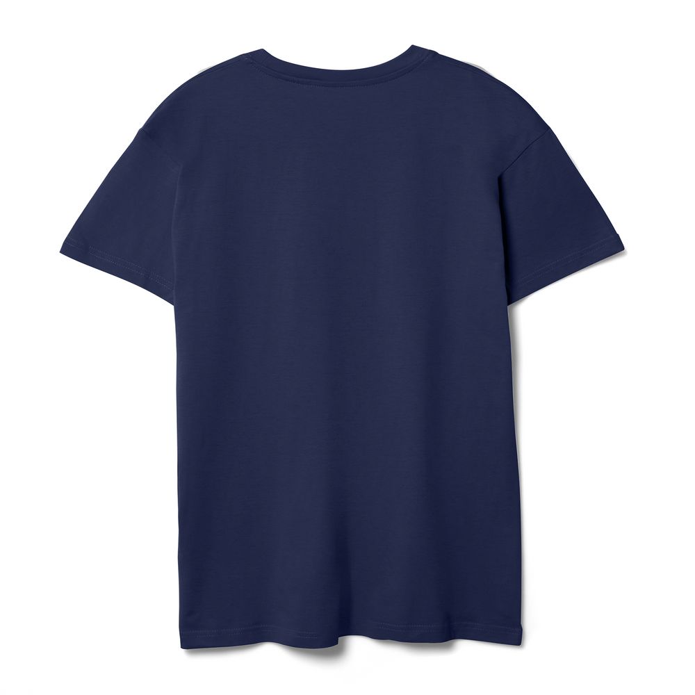 Футболка унисекс T-bolka 140, темно-синяя (кобальт) — изображение 3