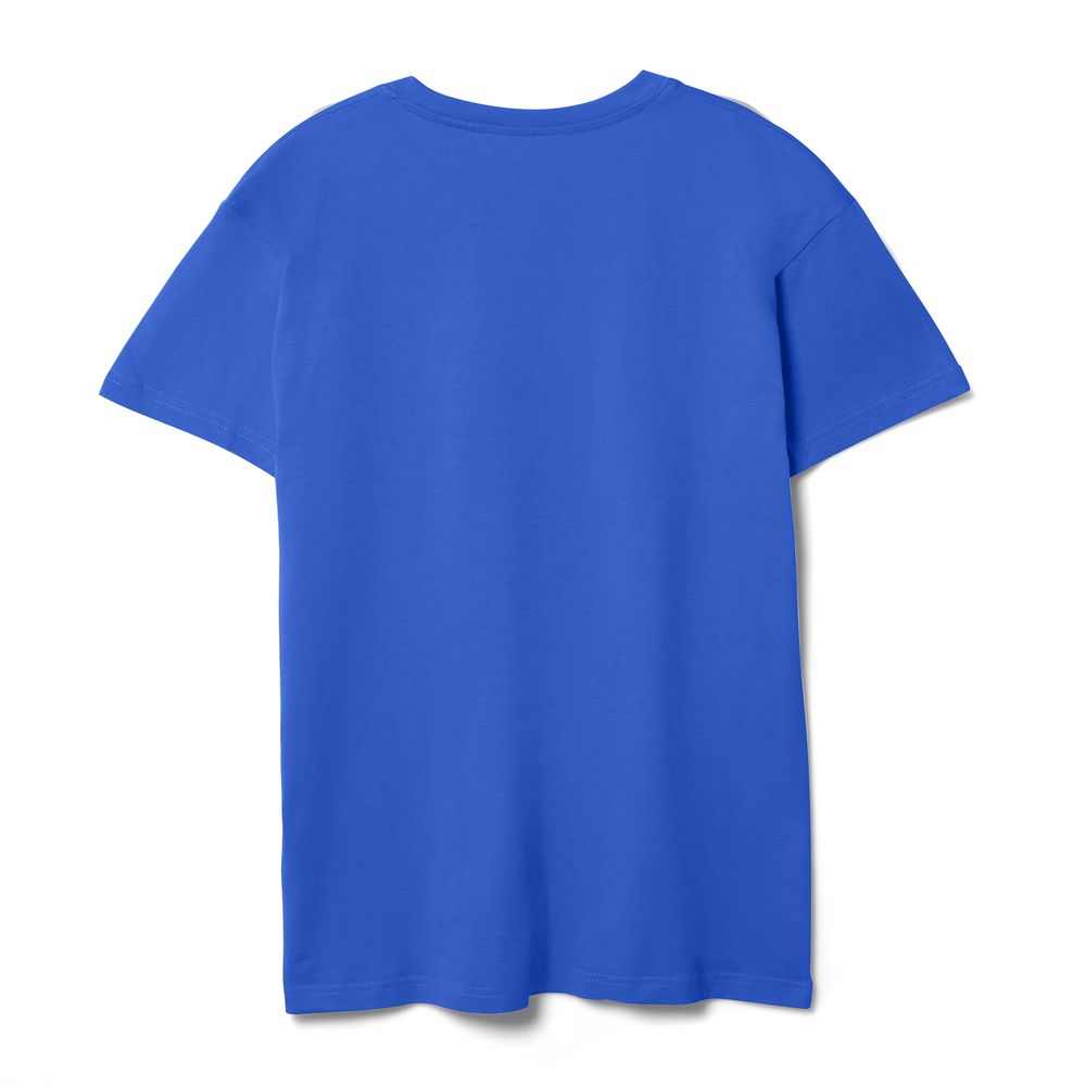 Футболка унисекс T-bolka 140, ярко-синяя — изображение 3