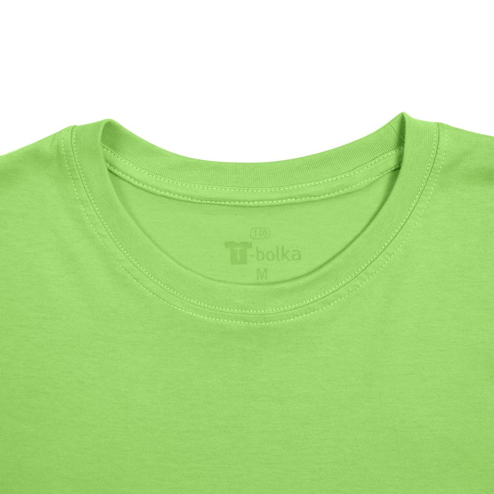 Футболка унисекс T-bolka 140, зеленое яблоко — изображение 4
