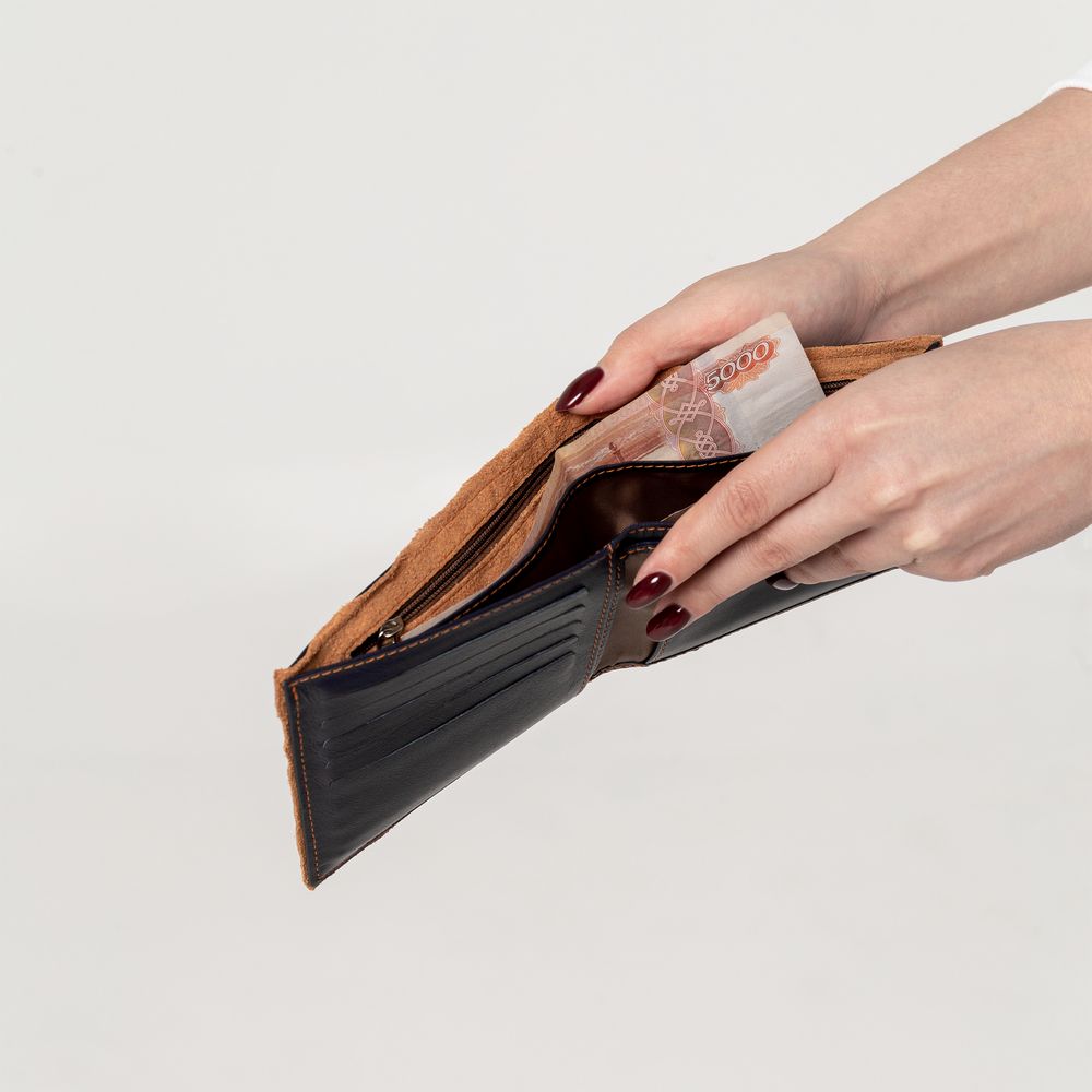 Портмоне Palermo, синее — изображение 11