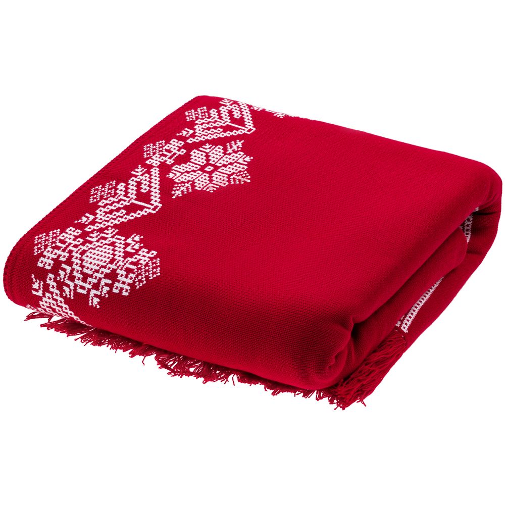 Плед Onego, красный — изображение 7