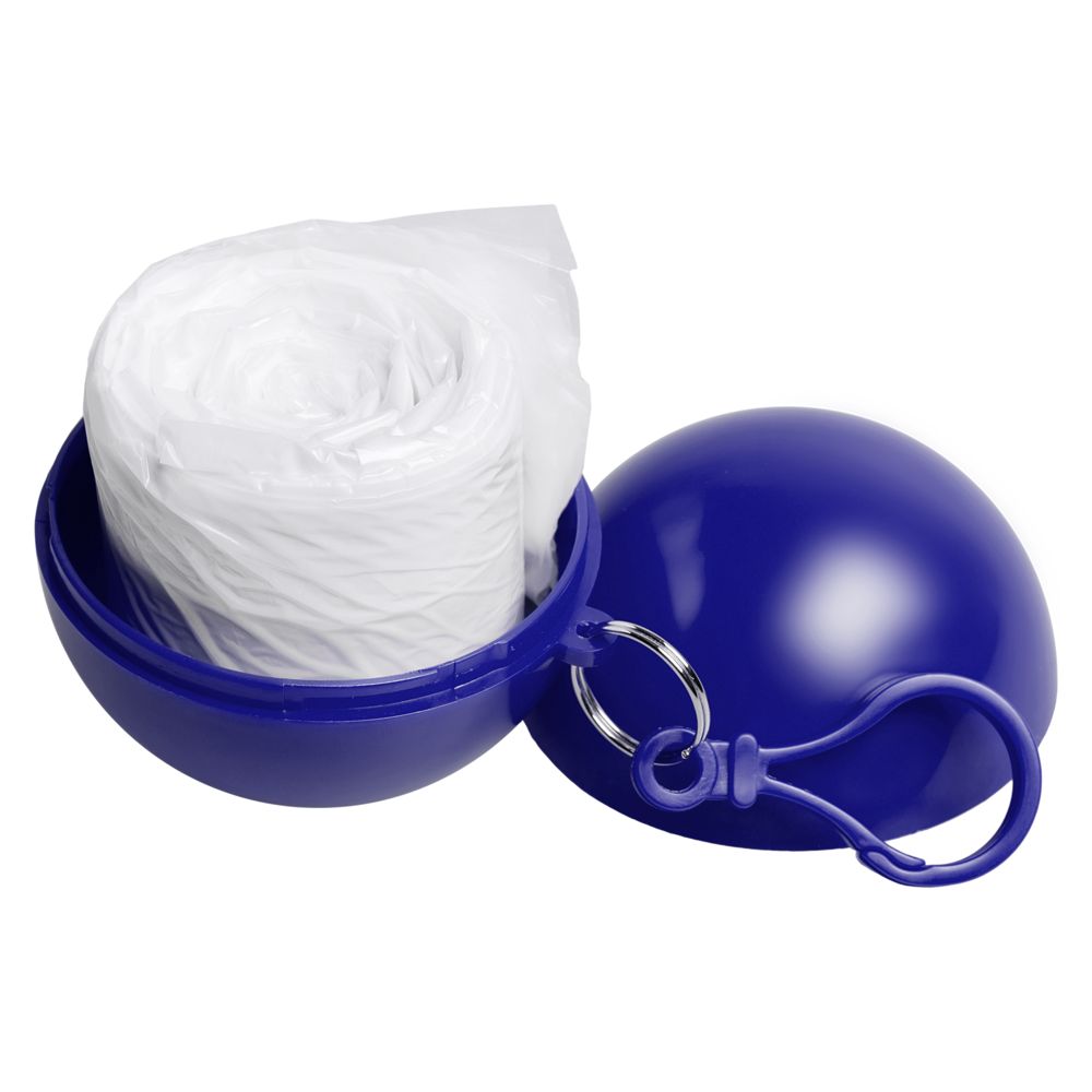 Дождевик в круглом футляре Nimbus, синий — изображение 3