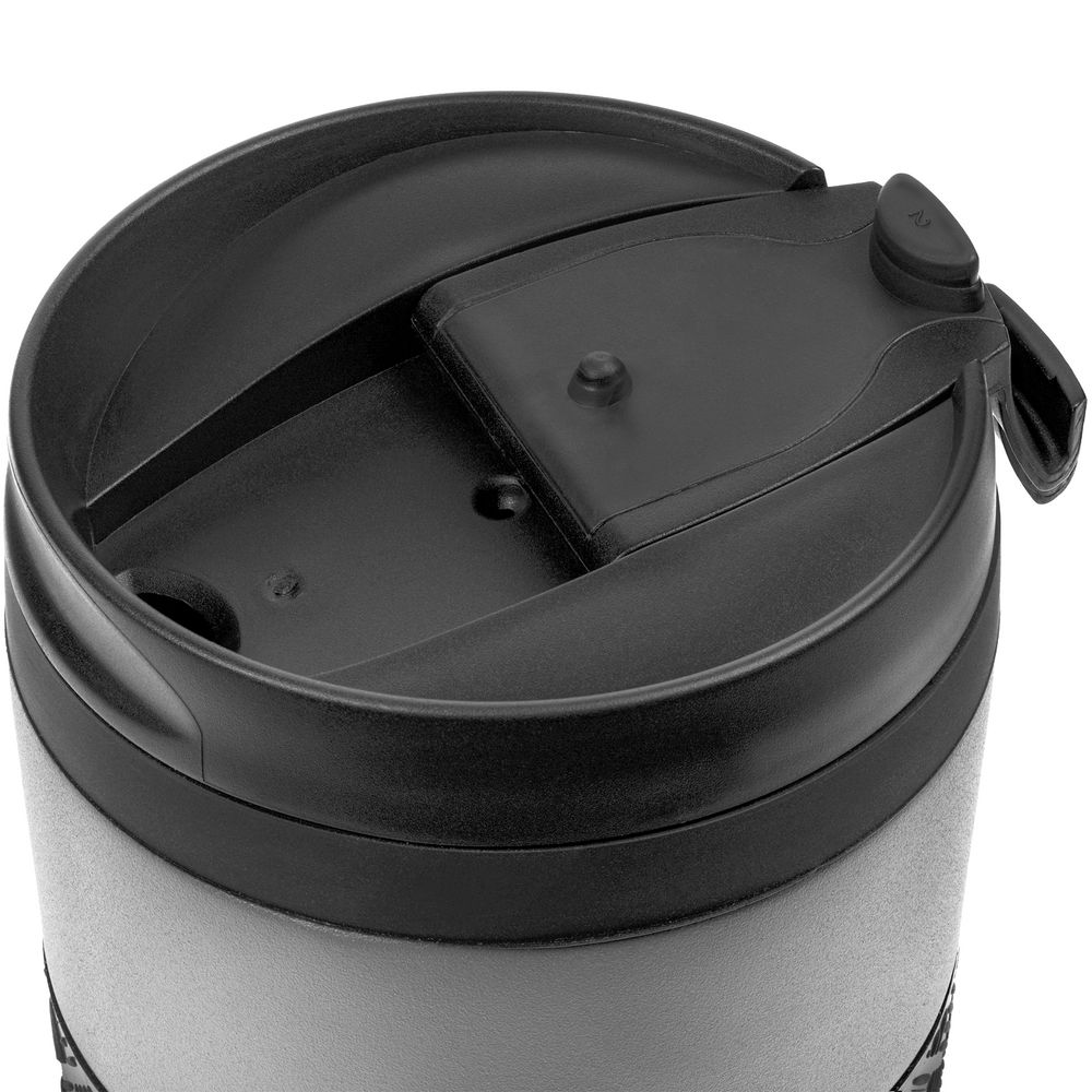 Термостакан Hard Work, вакуумный, темно-серый (графит) — изображение 4