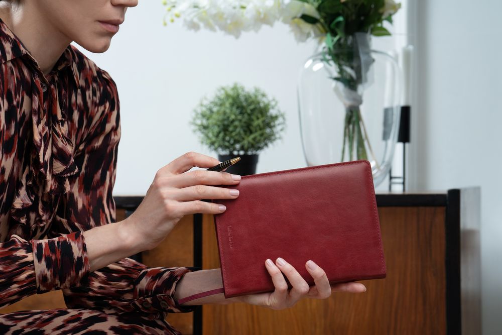 Ежедневник Termini, недатированный, темно-красный — изображение 13