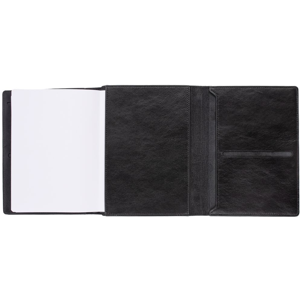 Ежедневник-портфолио Napoli, недатированный, черный — изображение 9