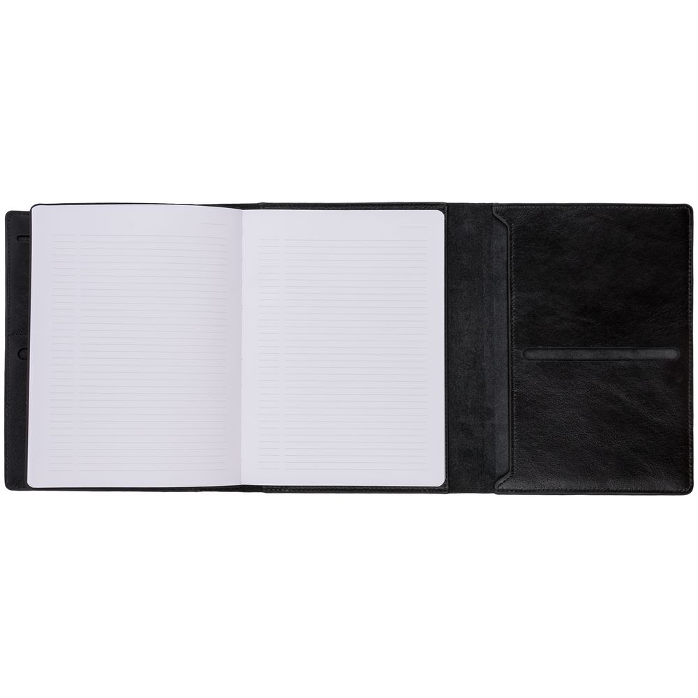 Ежедневник-портфолио Napoli, недатированный, черный — изображение 10