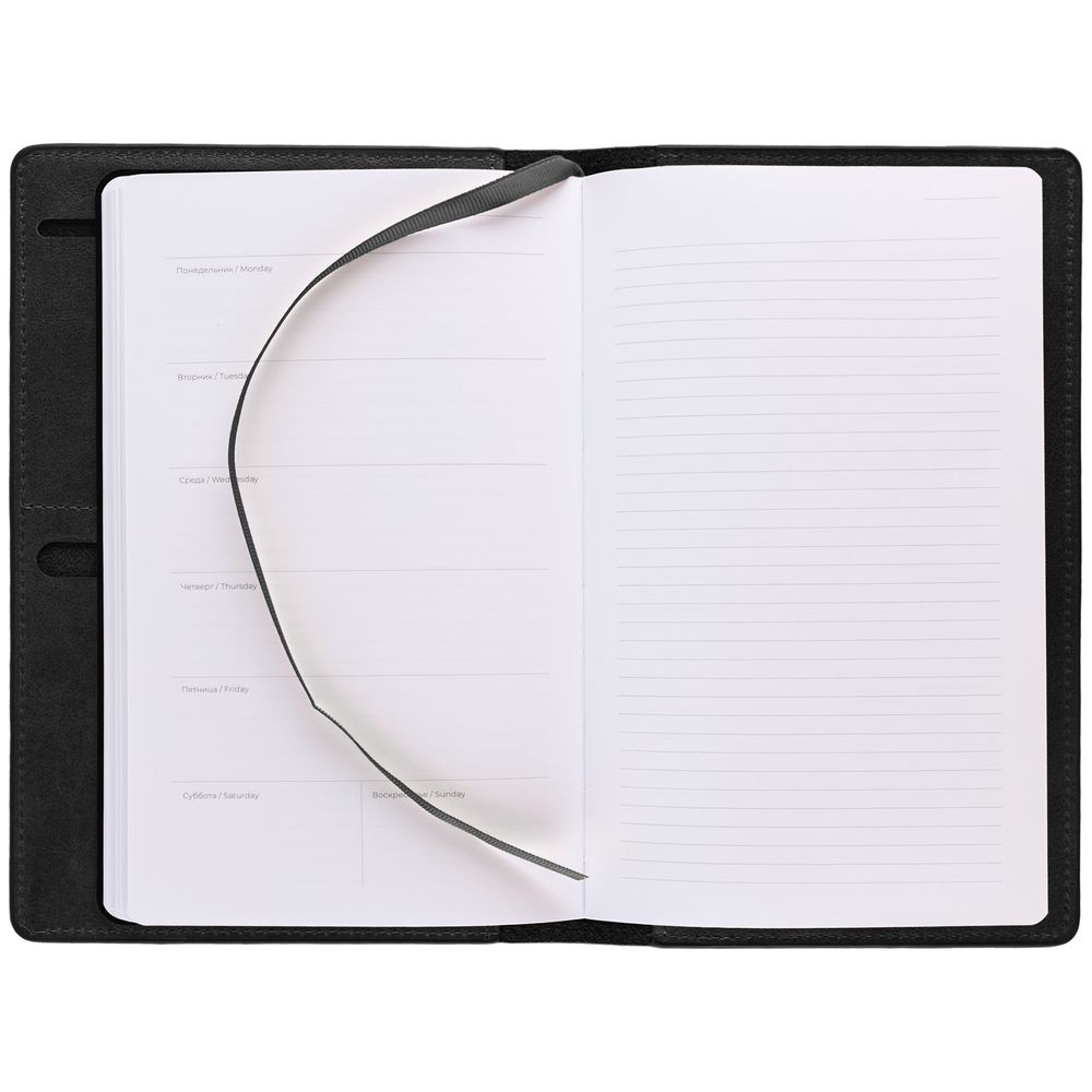 Еженедельник-портфолио Remini, недатированный, черный — изображение 7