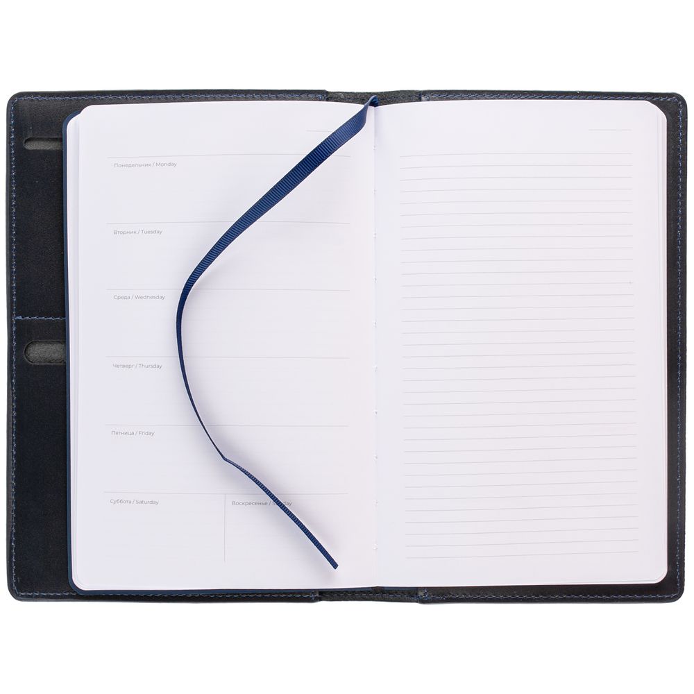 Еженедельник-портфолио Remini, недатированный, темно-синий — изображение 7