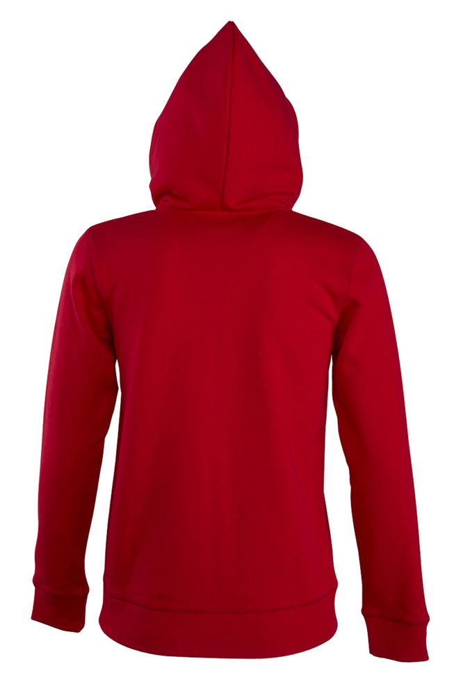 Толстовка женская на молнии с капюшоном Seven Women, красная — изображение 4