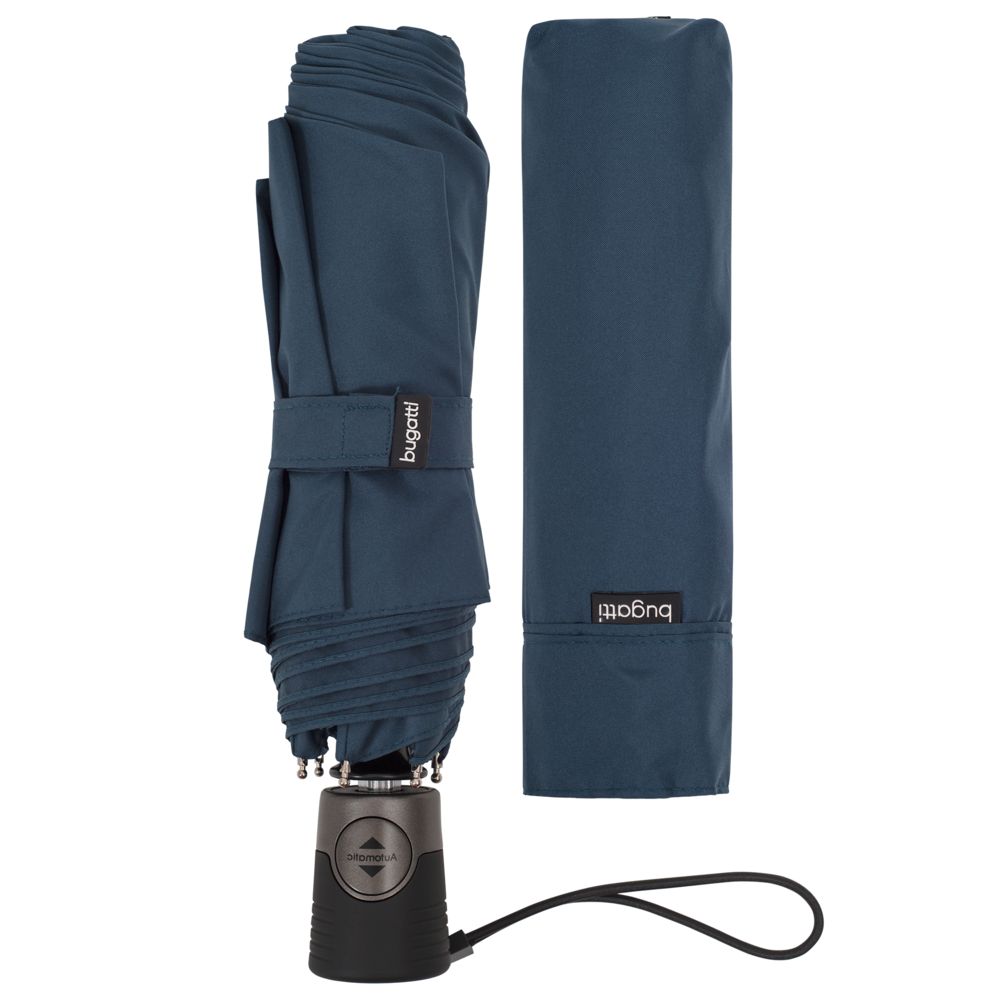 Складной зонт Take It Duo, синий — изображение 5