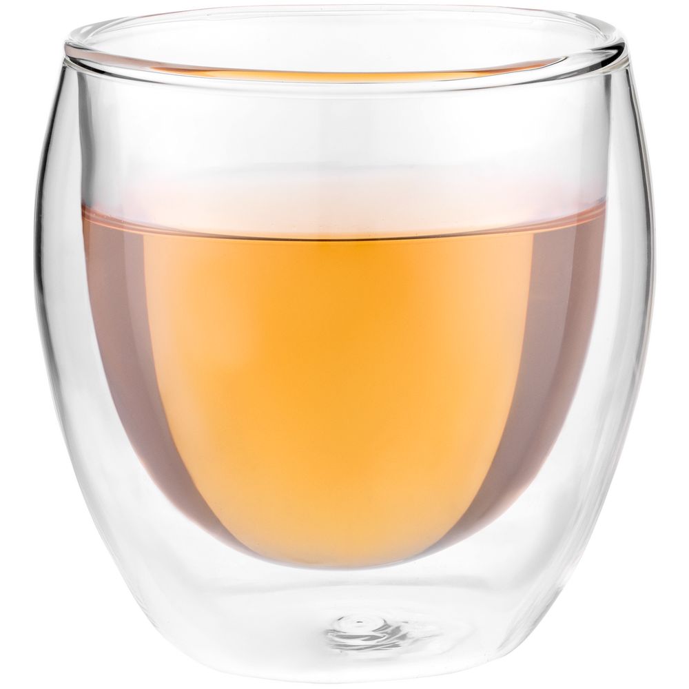 Стакан с двойными стенками Glass Bubble, бесцветный — изображение 3