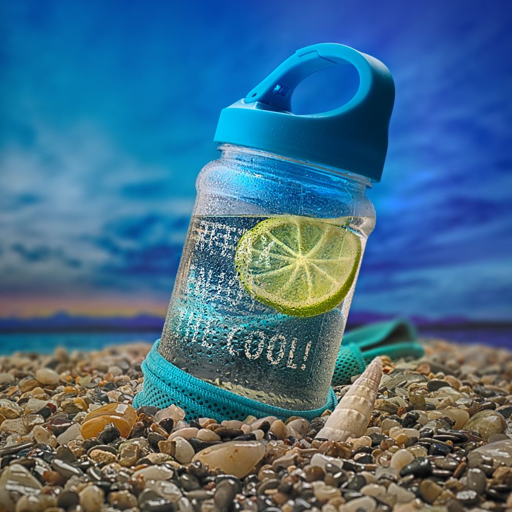 Охлаждающее полотенце Weddell, голубое — изображение 7