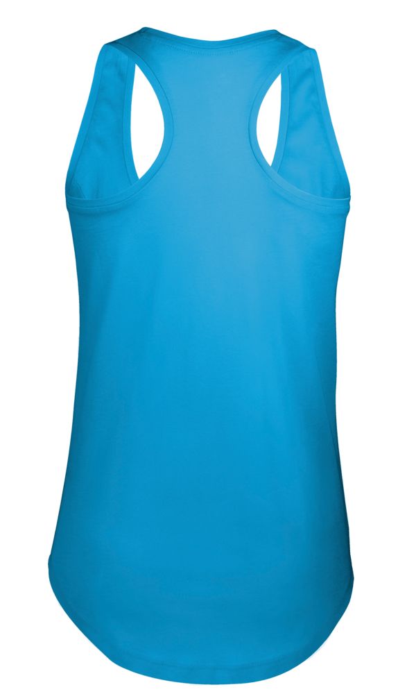 Майка женская Moka 110, ярко-голубая — изображение 3