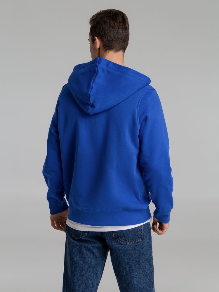 Толстовка унисекс на молнии Sherpa 280, ярко-синяя — изображение 8