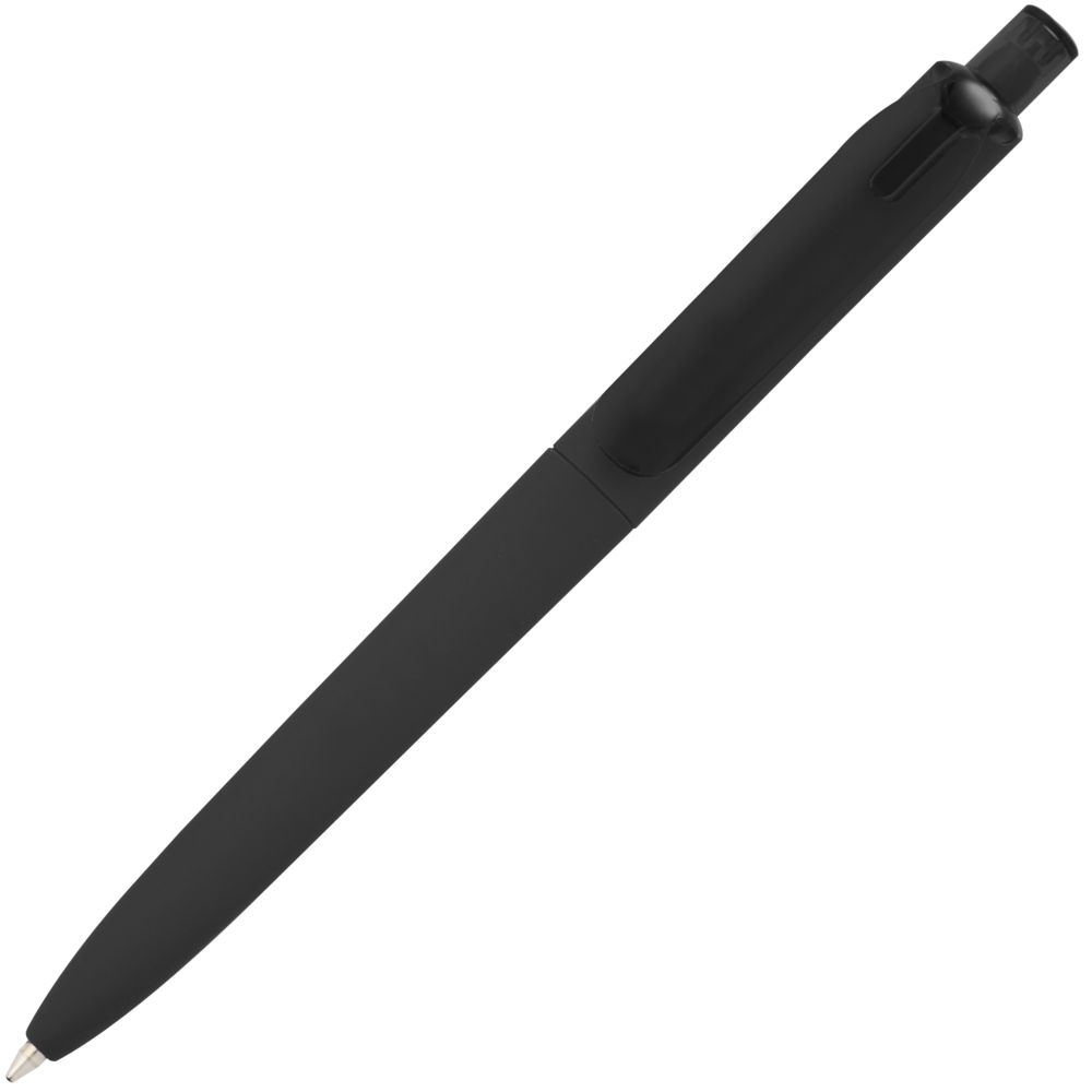 Ручка шариковая Prodir DS8 PRR-T Soft Touch, черная — изображение 3