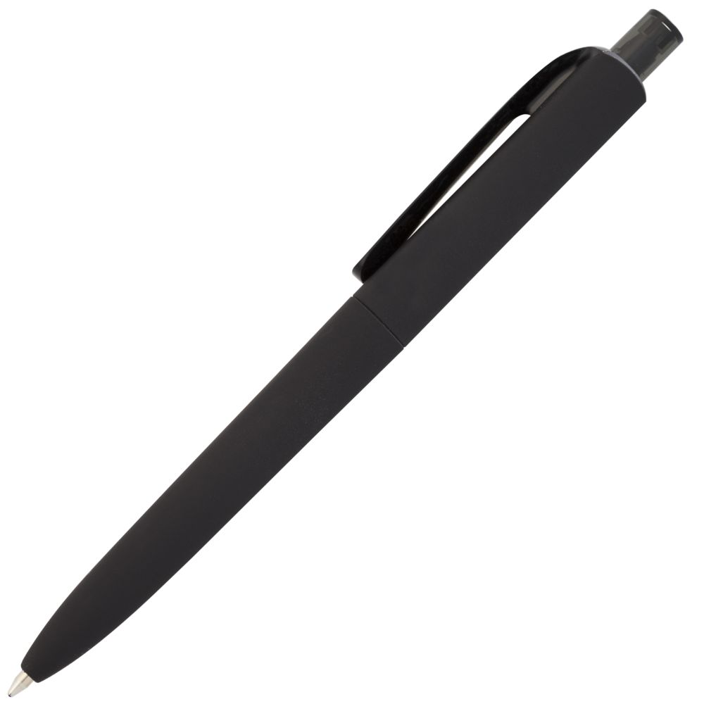 Ручка шариковая Prodir DS8 PRR-T Soft Touch, черная — изображение 4