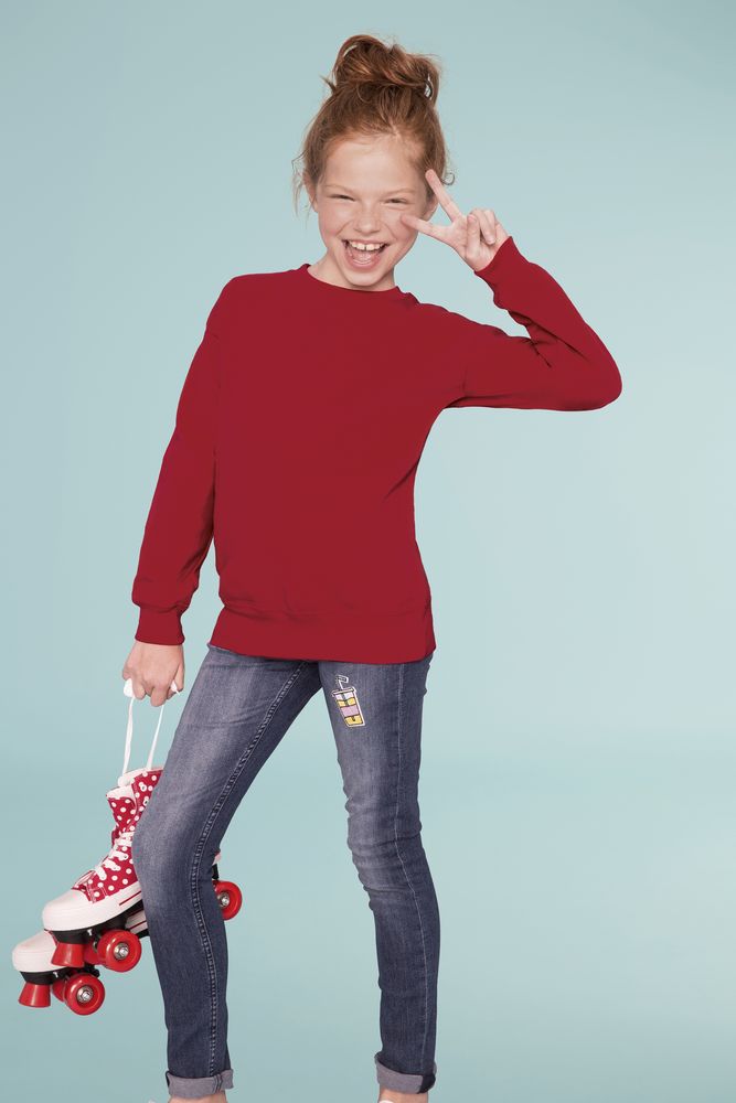 Толстовка детская New Supreme Kids 280, ярко-зеленая — изображение 5