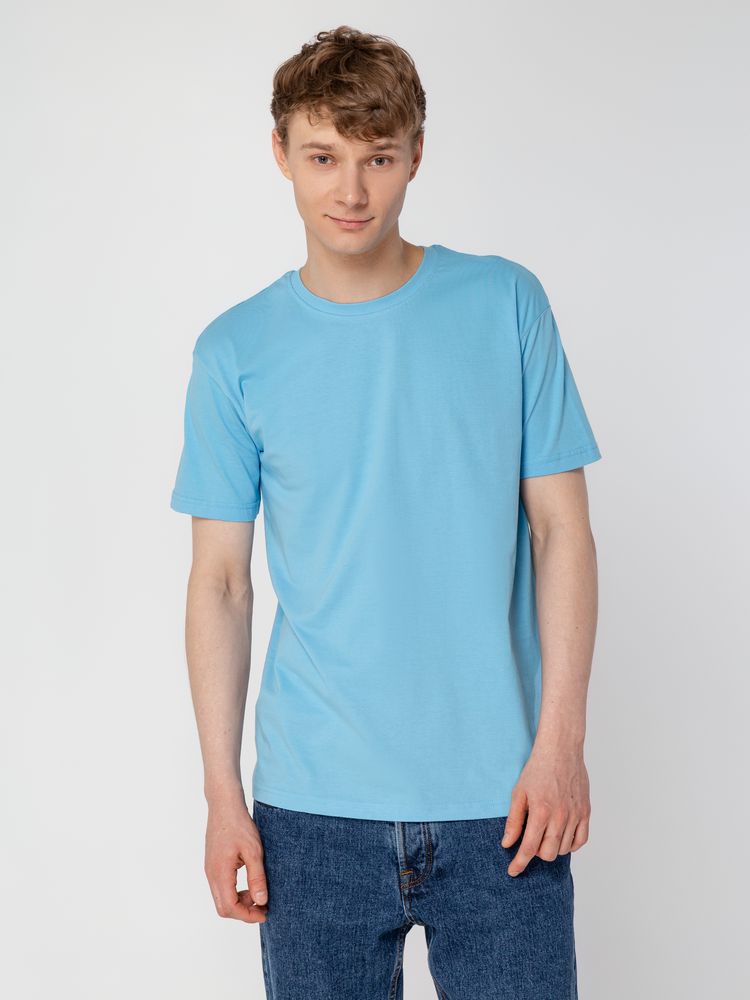 Футболка унисекс T-Bolka 160, голубая — изображение 7