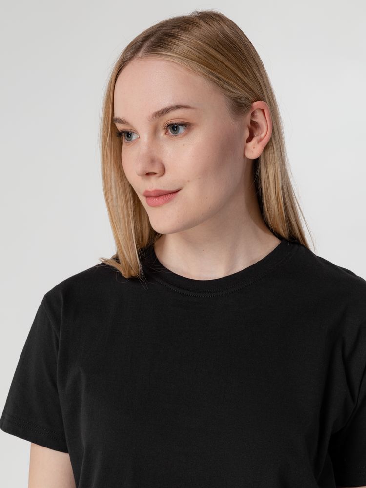 Футболка унисекс T-Bolka 160, черная — изображение 12