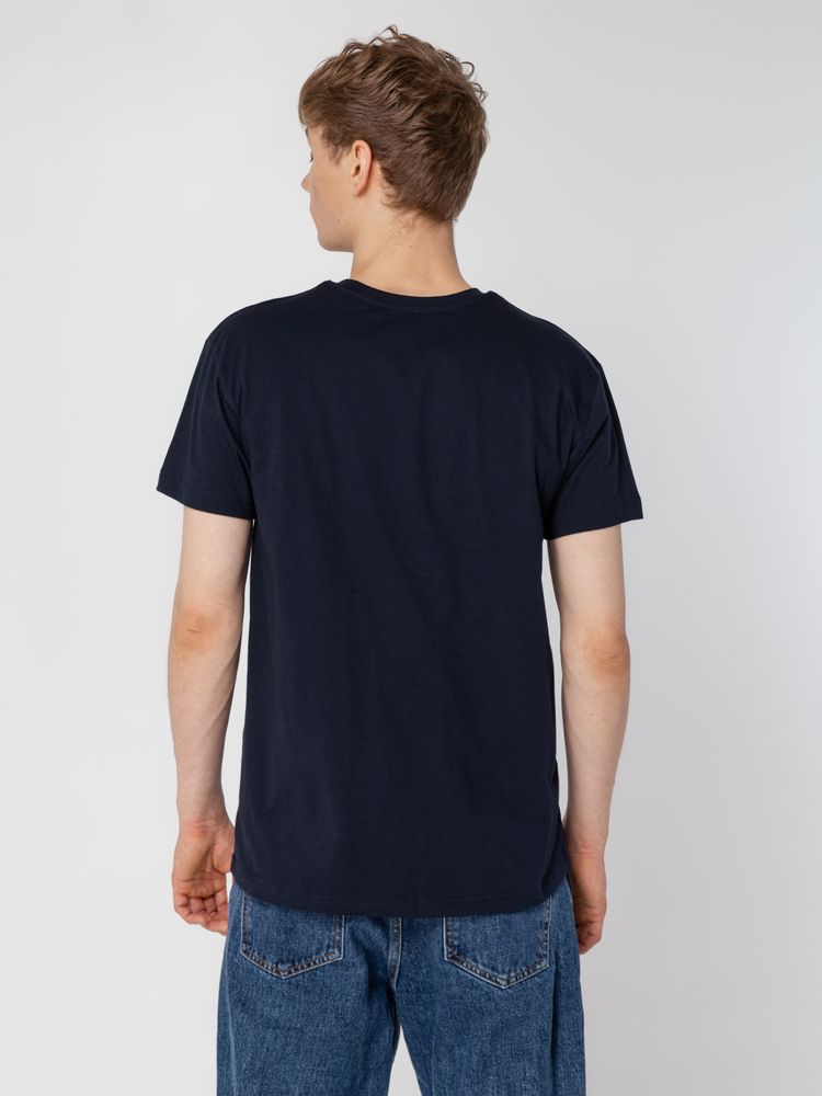 Футболка унисекс T-Bolka 160, темно-синяя — изображение 7