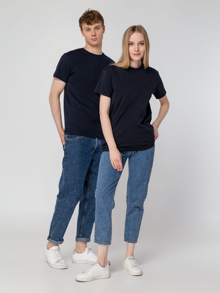 Футболка унисекс T-Bolka 160, темно-синяя — изображение 12