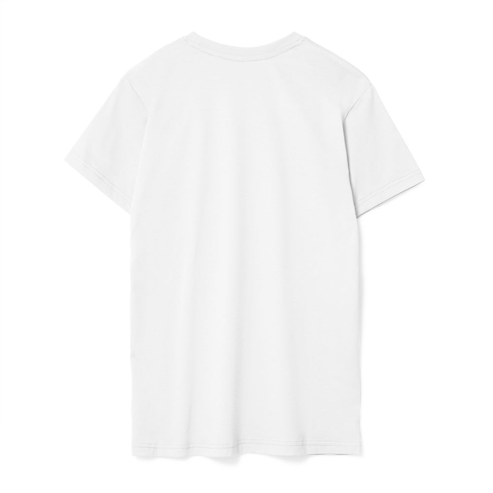 Футболка унисекс T-Bolka 160, белая (теплый оттенок) — изображение 3