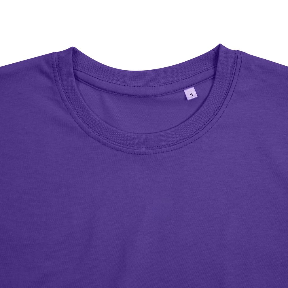 Футболка унисекс T-Bolka 160, фиолетовая — изображение 4