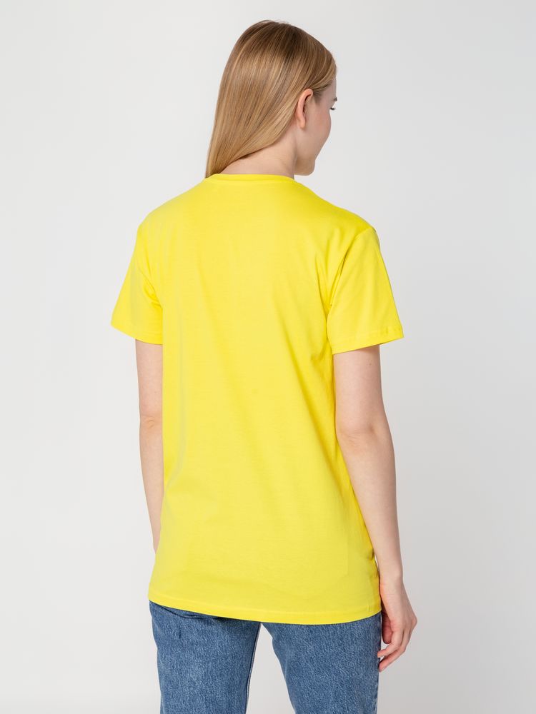 Футболка унисекс T-Bolka 160, желтая — изображение 11