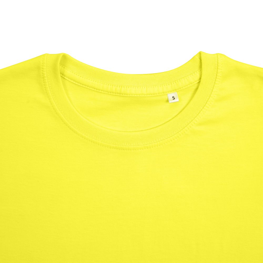 Футболка унисекс T-Bolka 160, желтая — изображение 4