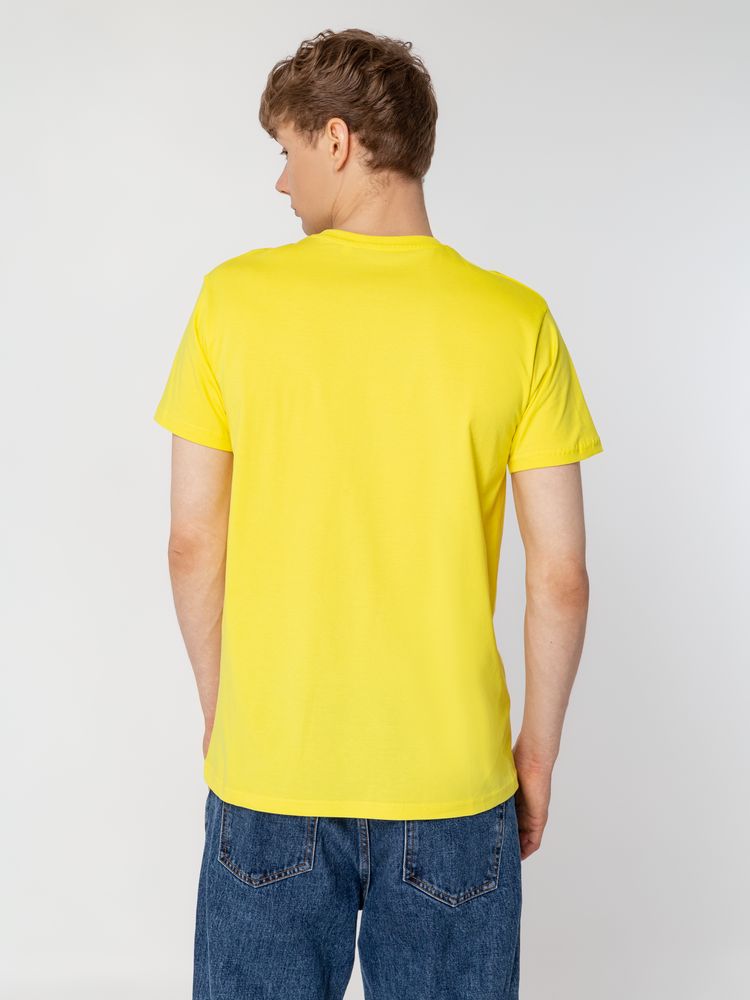 Футболка унисекс T-Bolka 160, желтая — изображение 8