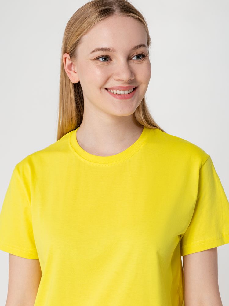 Футболка унисекс T-Bolka 160, желтая — изображение 12