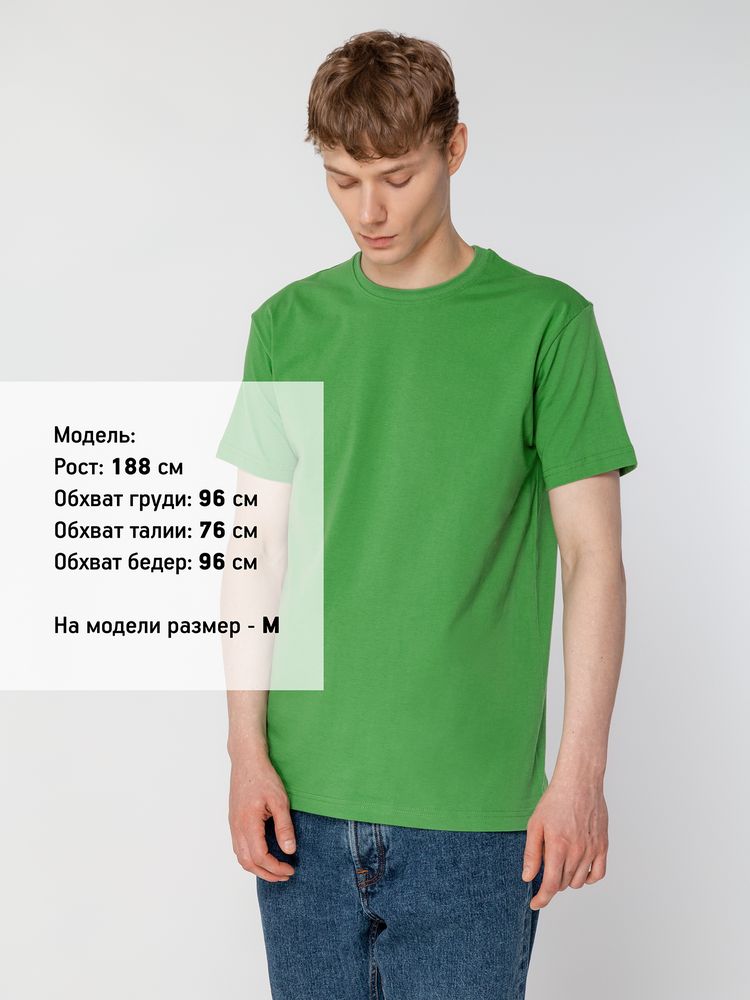 Футболка унисекс T-Bolka 160, ярко-зеленая — изображение 9