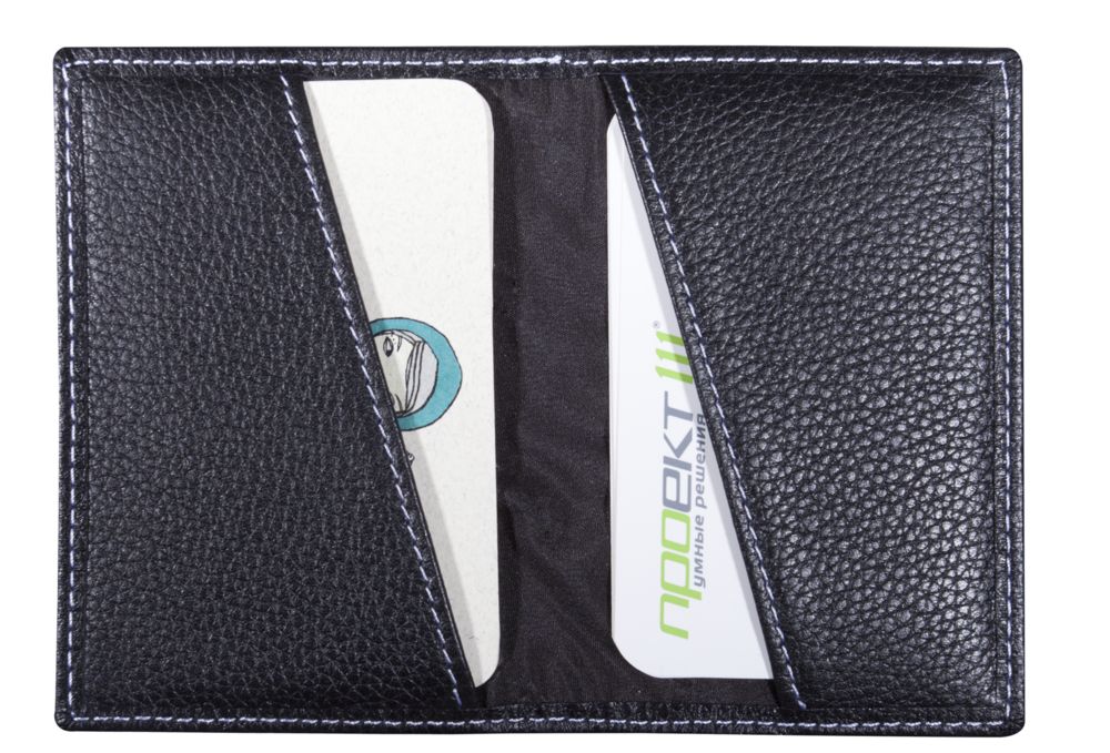 Футляр для визиток Belladonna Meeting, черный — изображение 4