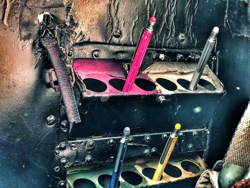 Ручка шариковая Construction, мультиинструмент, синяя — изображение 6