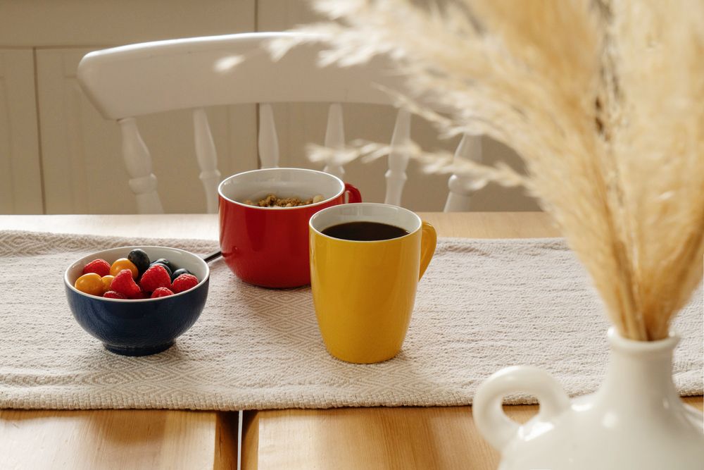 Кружка Good Morning, оранжевая — изображение 3