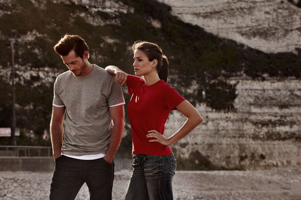 Футболка мужская American T, красная — изображение 3