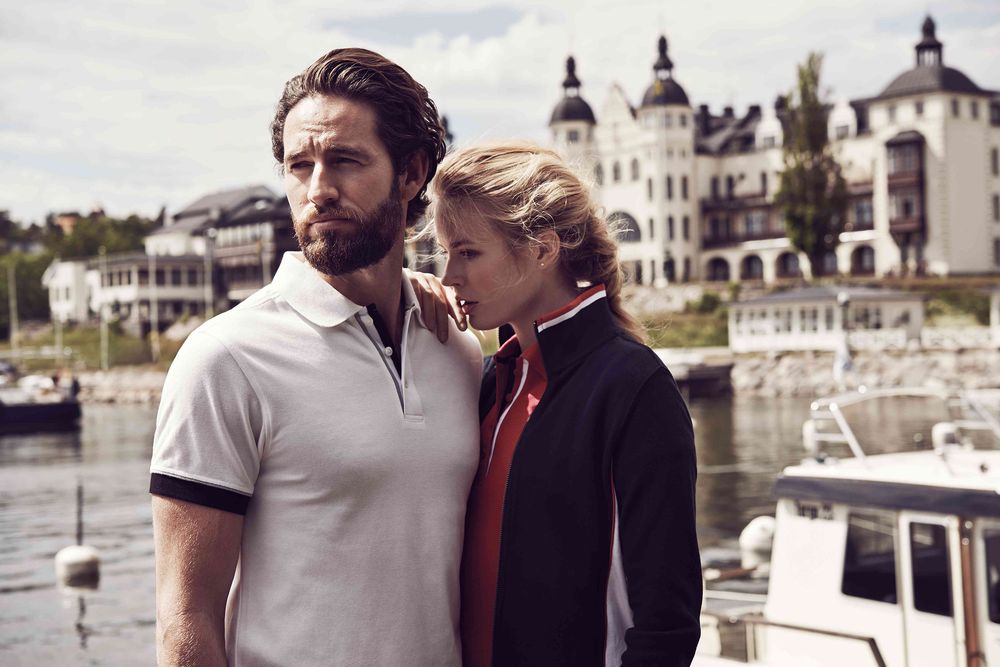 Рубашка поло мужская Anderson, белая — изображение 7