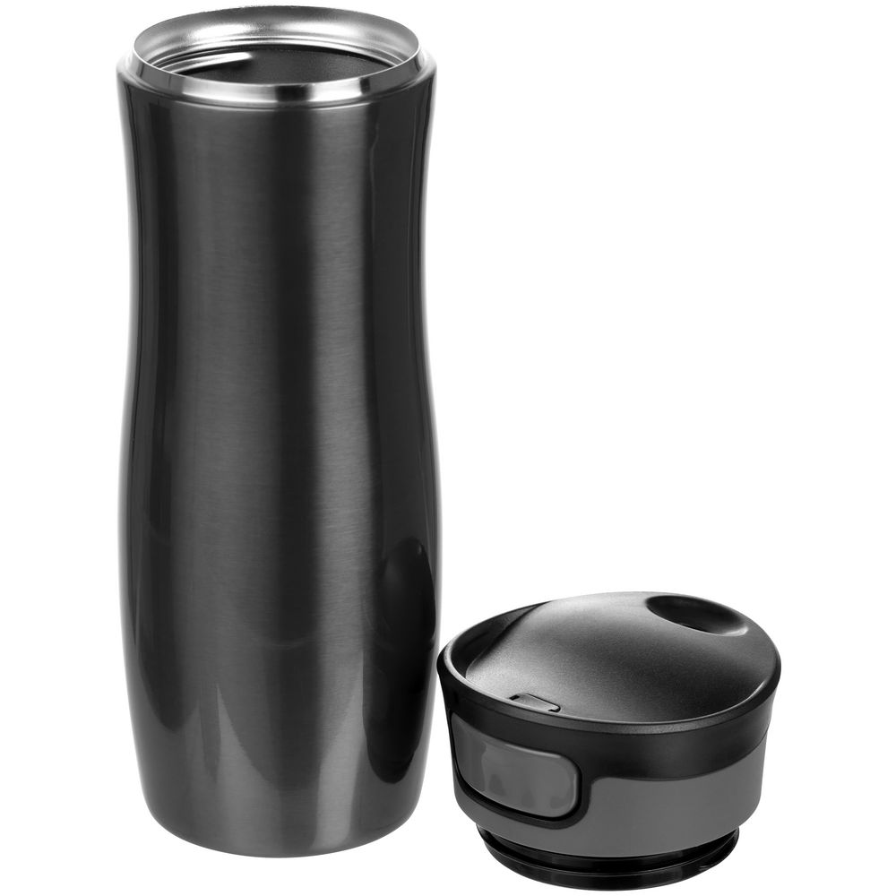 Термостакан Tansley, герметичный, вакуумный, серо-стальной — изображение 5